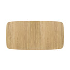 Omán - Mesa rectangular para 4/6 personas extensible en madera clara