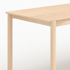 Irène - Table Rectangulaire En Placage Frêne Effet Blanchi 6 Places