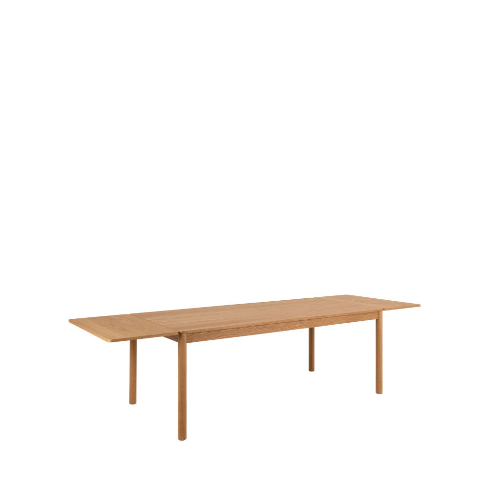 Savacou - Mesa de comedor extensible de 8 a 12 personas - Madera - Madera clara