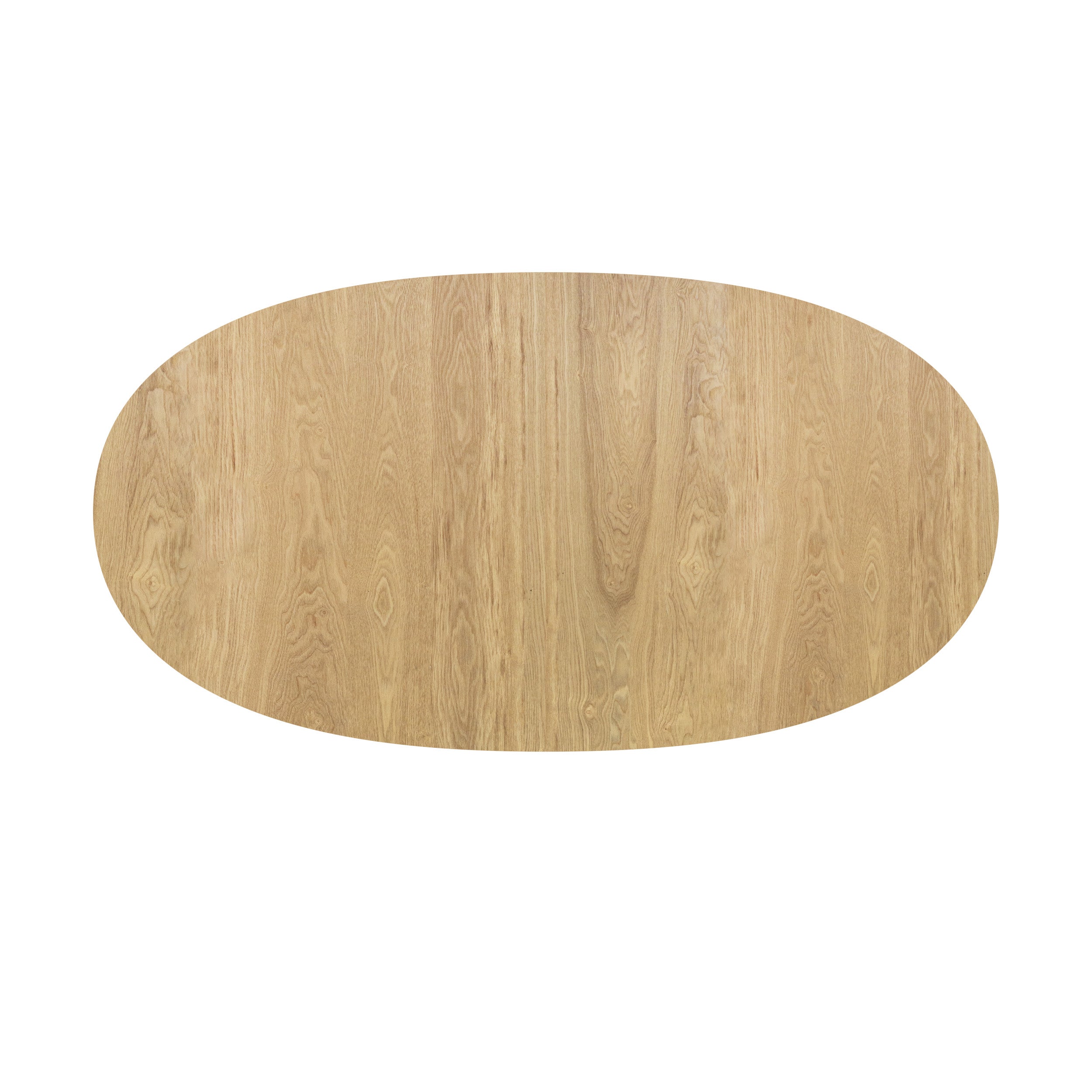 Eddy - Mesa extensible ovalada para 6/8 personas en madera clara