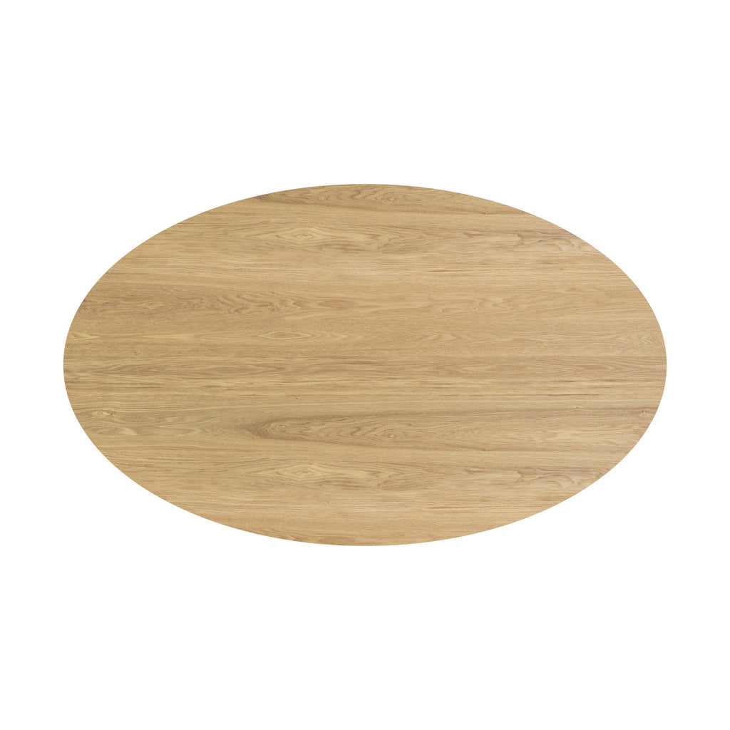Eddy - Table Ovale 6 Personnes En Bois Clair
