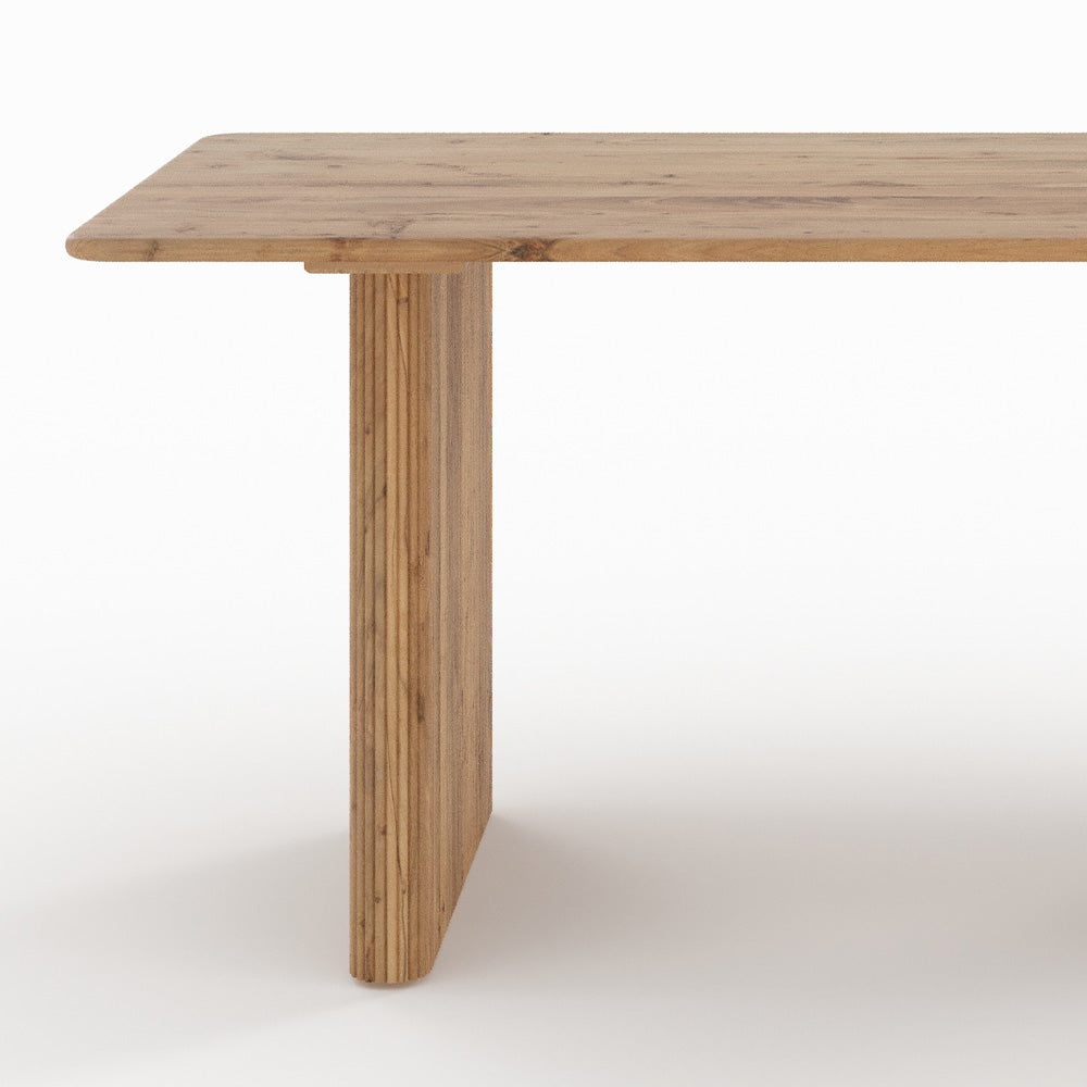 Andrea - Table Rectangulaire En Bois D'Acacia 6 Personnes