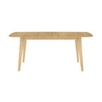 Omán - Mesa rectangular para 4/6 personas extensible en madera clara