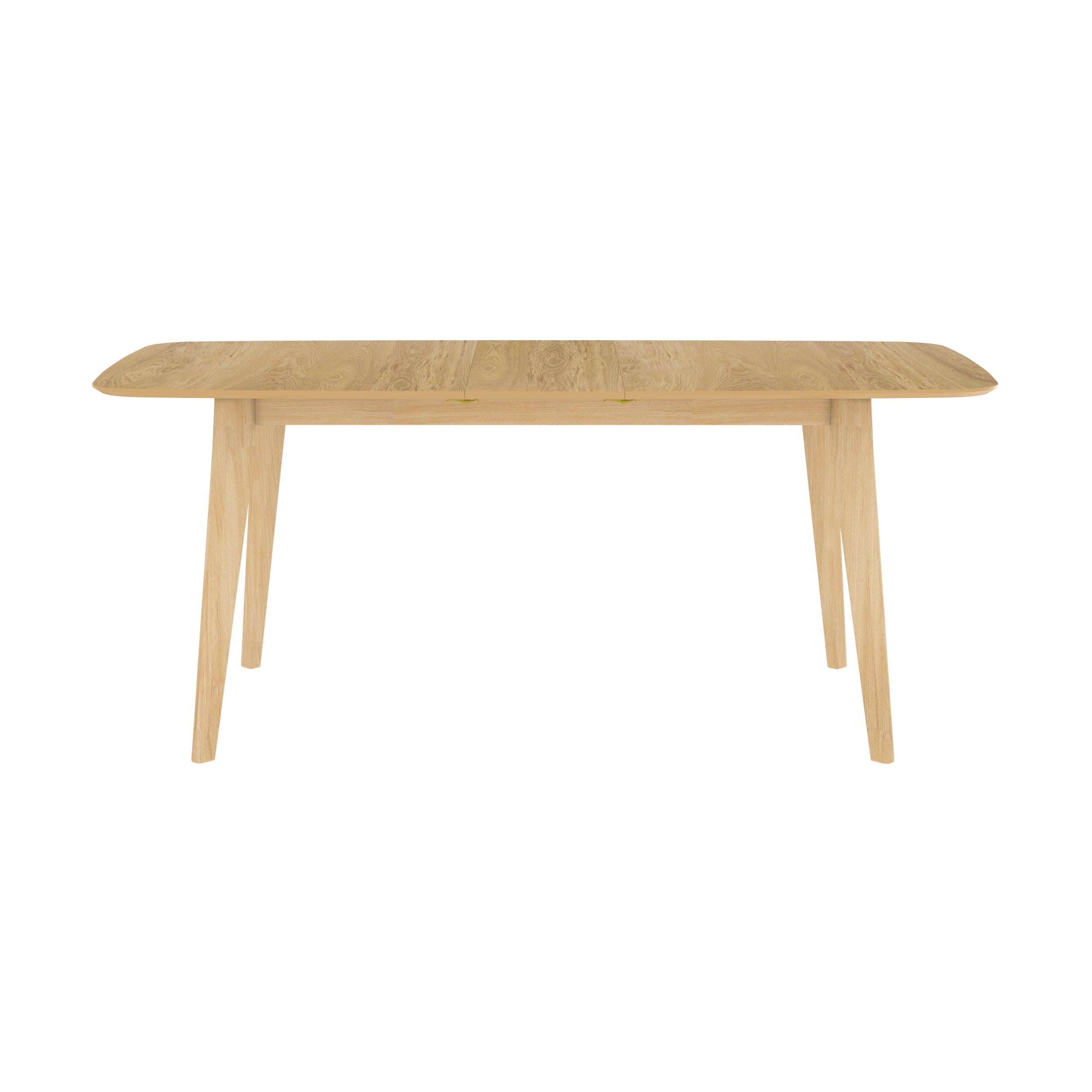 Omán - Mesa rectangular para 4/6 personas extensible en madera clara