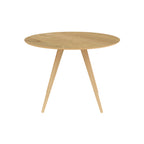 Liwa - Table Ronde 4 Personnes En Bois Clair Naturel