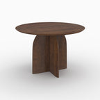 Caïpi - Table Ronde En Bois De Manguier 4 Places