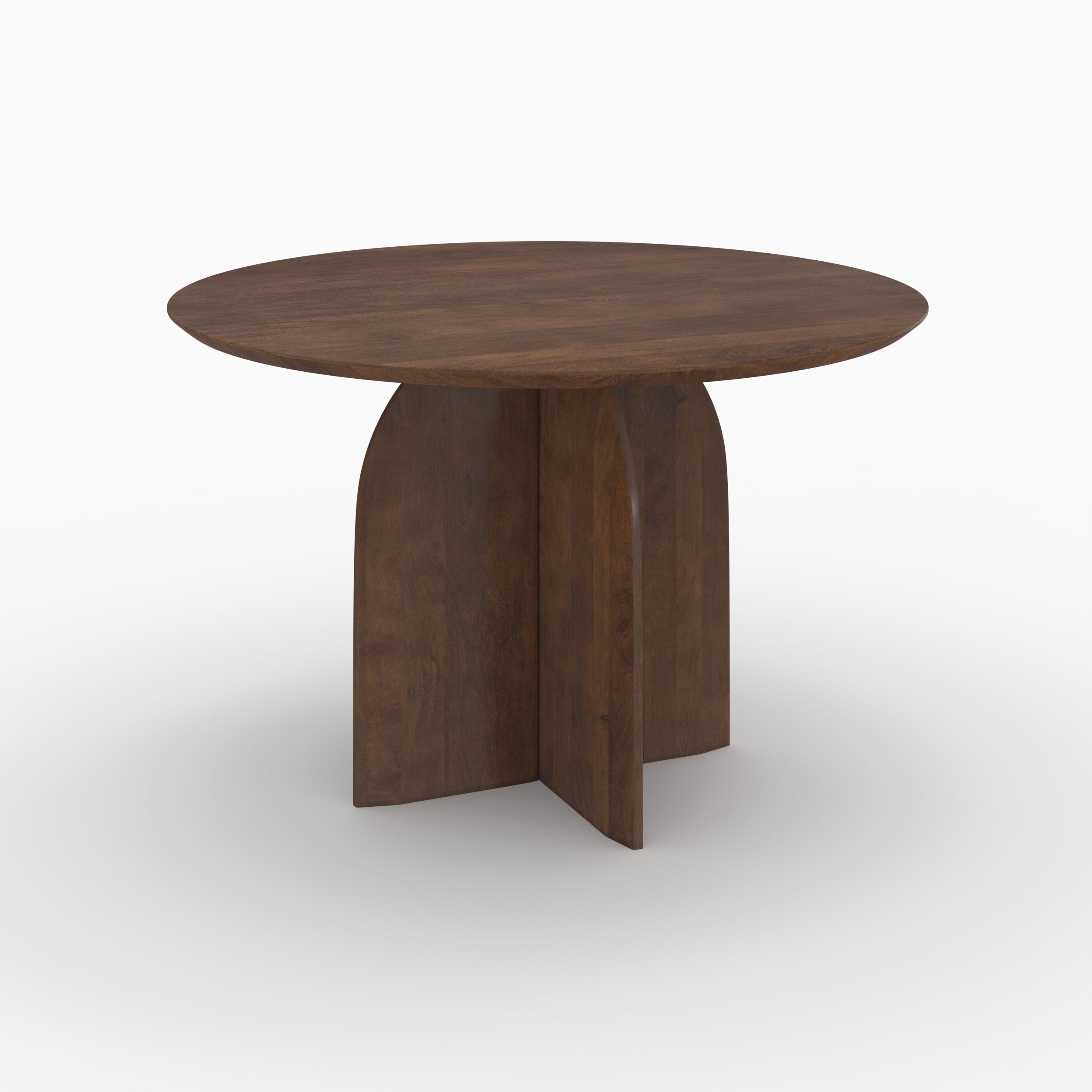 Caïpi - Table Ronde En Bois De Manguier 4 Places