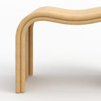 Wave - Tabouret En Rotin Naturel