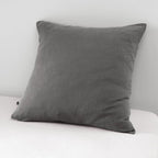 Gaia - Taie D'Oreiller - Double Gaze De Coton - Granit