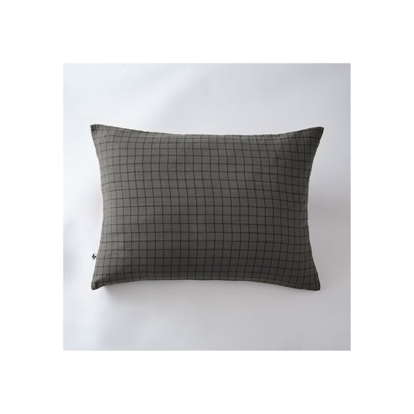 Pillowcase - Double Gauze Cotton - Gaia Mix - Granite