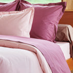 Uni Percale - Funda de Almohada - Percal de Algodón - Rosa Caramelo