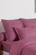 Uni Percale - Funda de Almohada - Percal de Algodón - Ciruela
