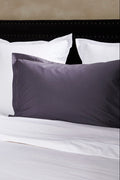 Plain Percale - Pillowcase - Cotton Percale - Anthracite