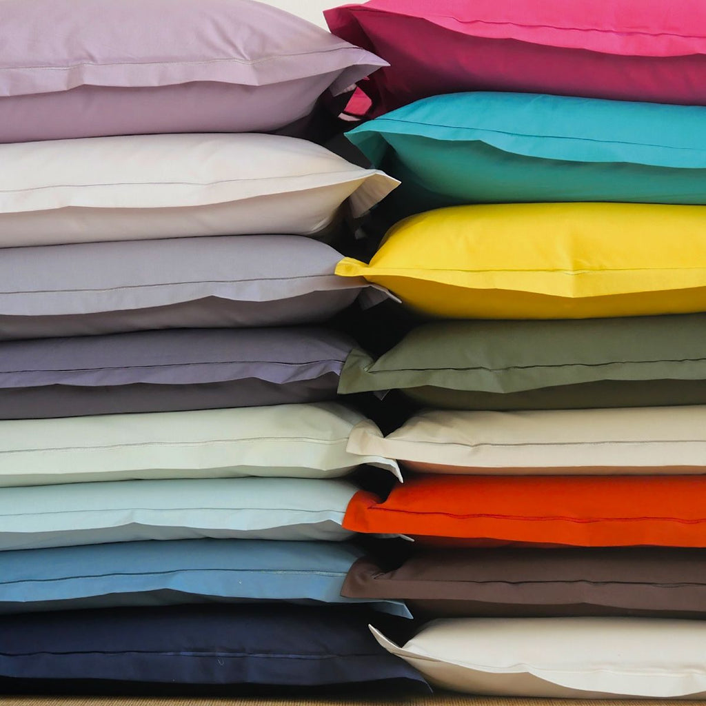 Uni Percale - Taie Oreiller - Percale De Coton - Lin