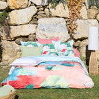 A L'Ombre Des Pins - Funda De Almohada Travesera - Percal De Algodón - Estampados