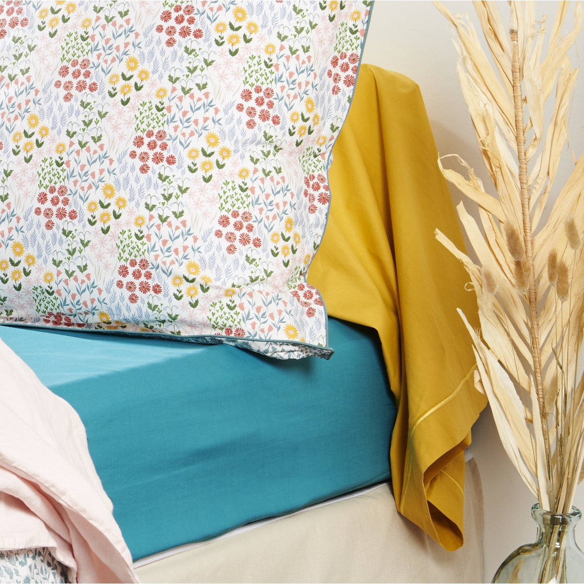 Uni Percale - Taie Traversin - Percale De Coton - Canard