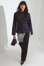 Tailored Denim Shirt - Raw Washed Denim