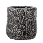 Nikou - Deco Plant Pot - Black - Terracotta