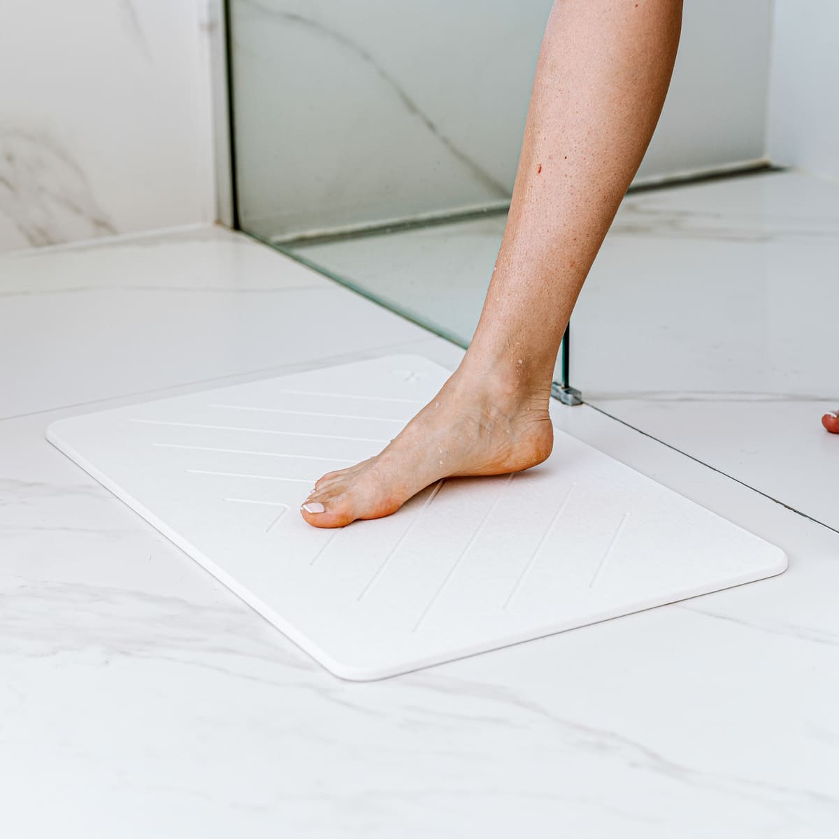 Set Of 2 Diatomite Stone Bath Mats