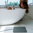 Set Of 2 Diatomite Stone Bath Mats