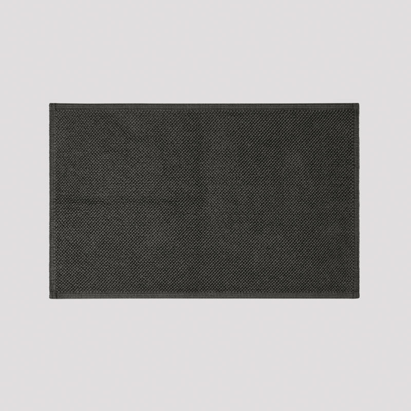 Looped Cotton Bath Mat - Graphite