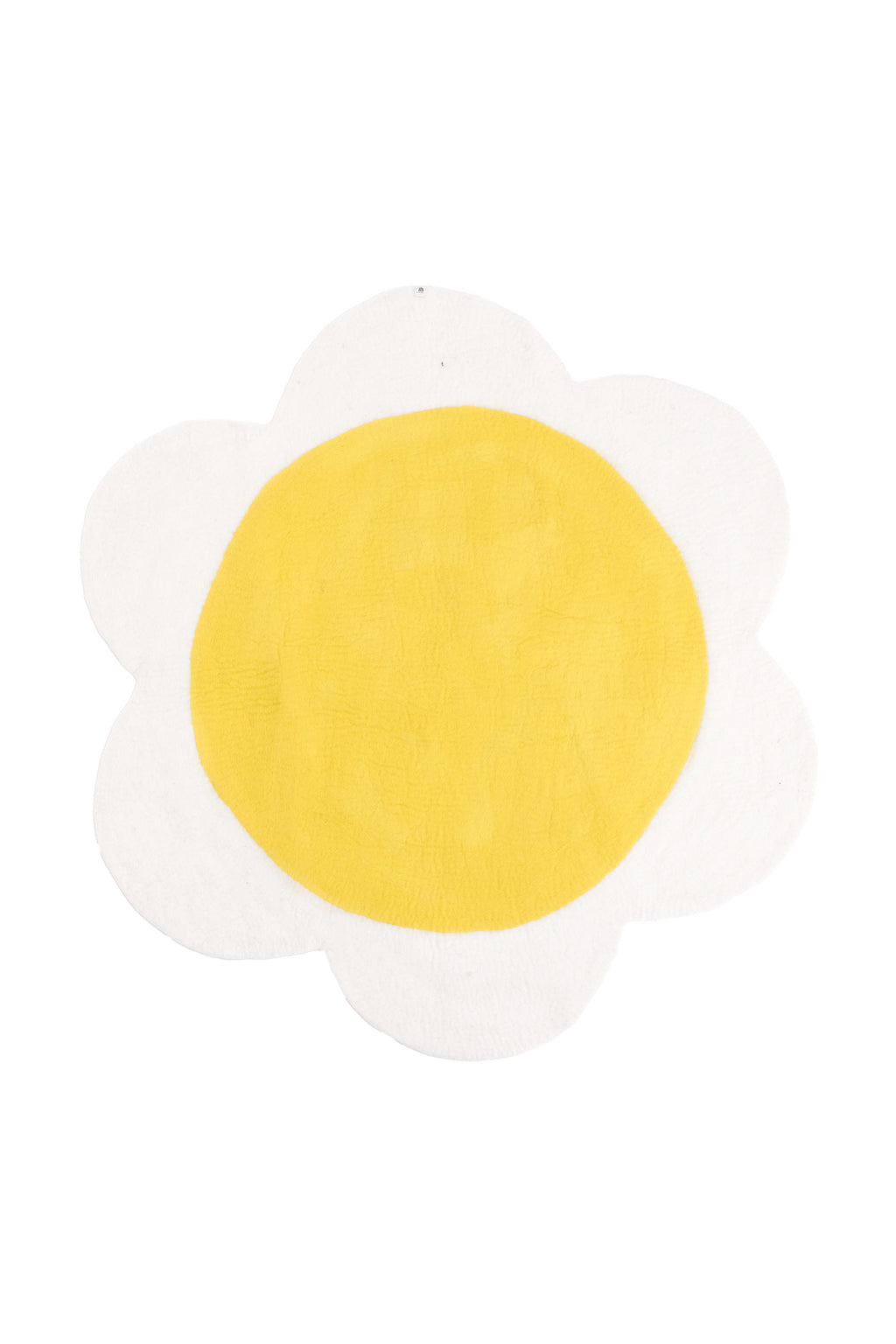 Tapis Daisy - Naturel - Citron