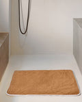 Bath Mat - Macchiato White Piping
