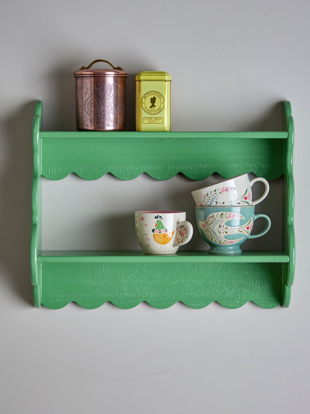 Salla - Estantería - Verde - Abeto