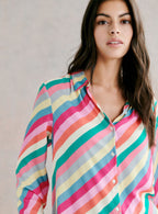 CAMISA TATIANA RAYAS COLORES PETITE MENDIGOTE