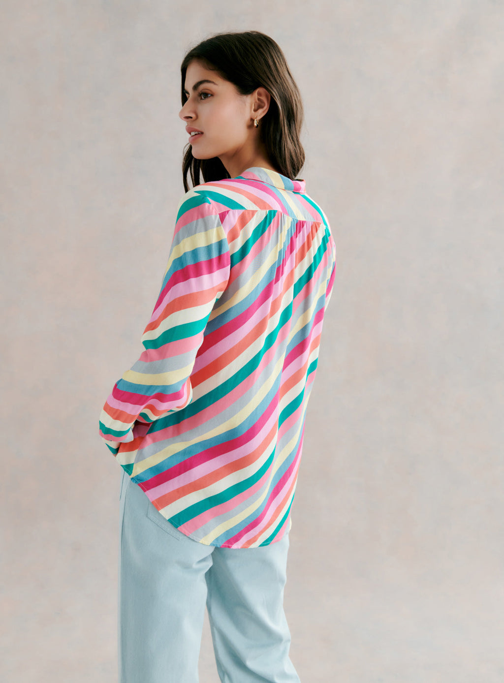 CAMISA TATIANA RAYAS COLORES PETITE MENDIGOTE