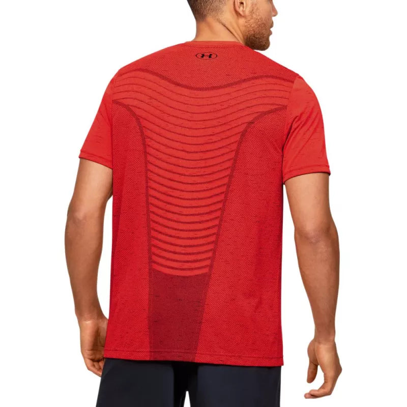 T-shirt Seamless Wave – Czerwony – Męski