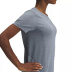 T-shirt damski Vanish Seamless Loose Ss - Niebieski