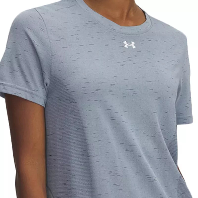 T-shirt damski Vanish Seamless Loose Ss - Niebieski
