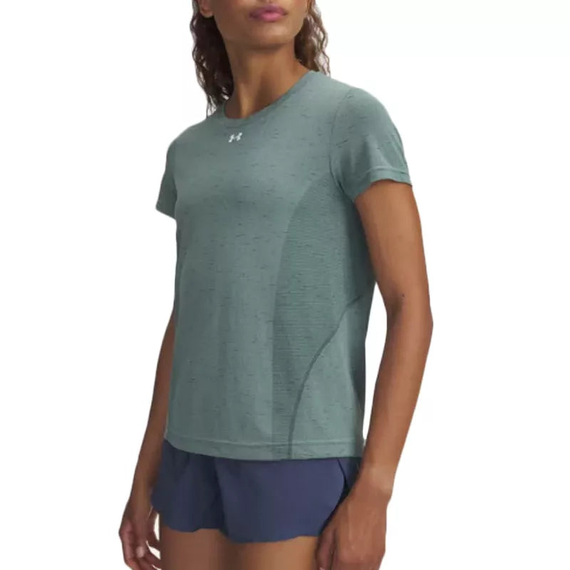 T-shirt damski Vanish Seamless Loose Ss - Zielony