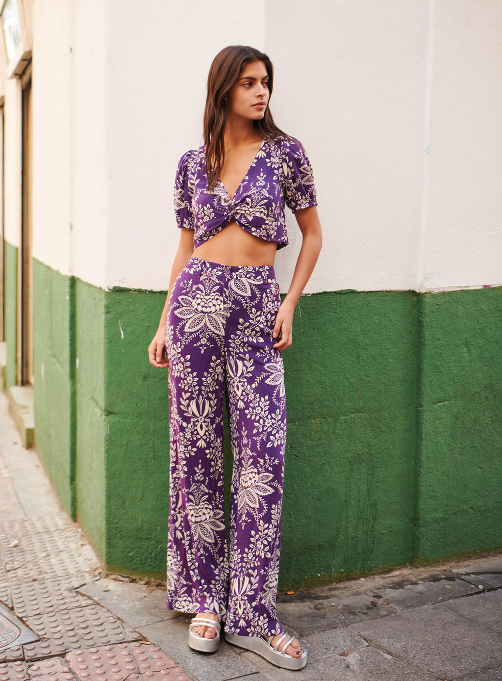 TOP FLUIDE COL V THAIS PETITE MENDIGOTE