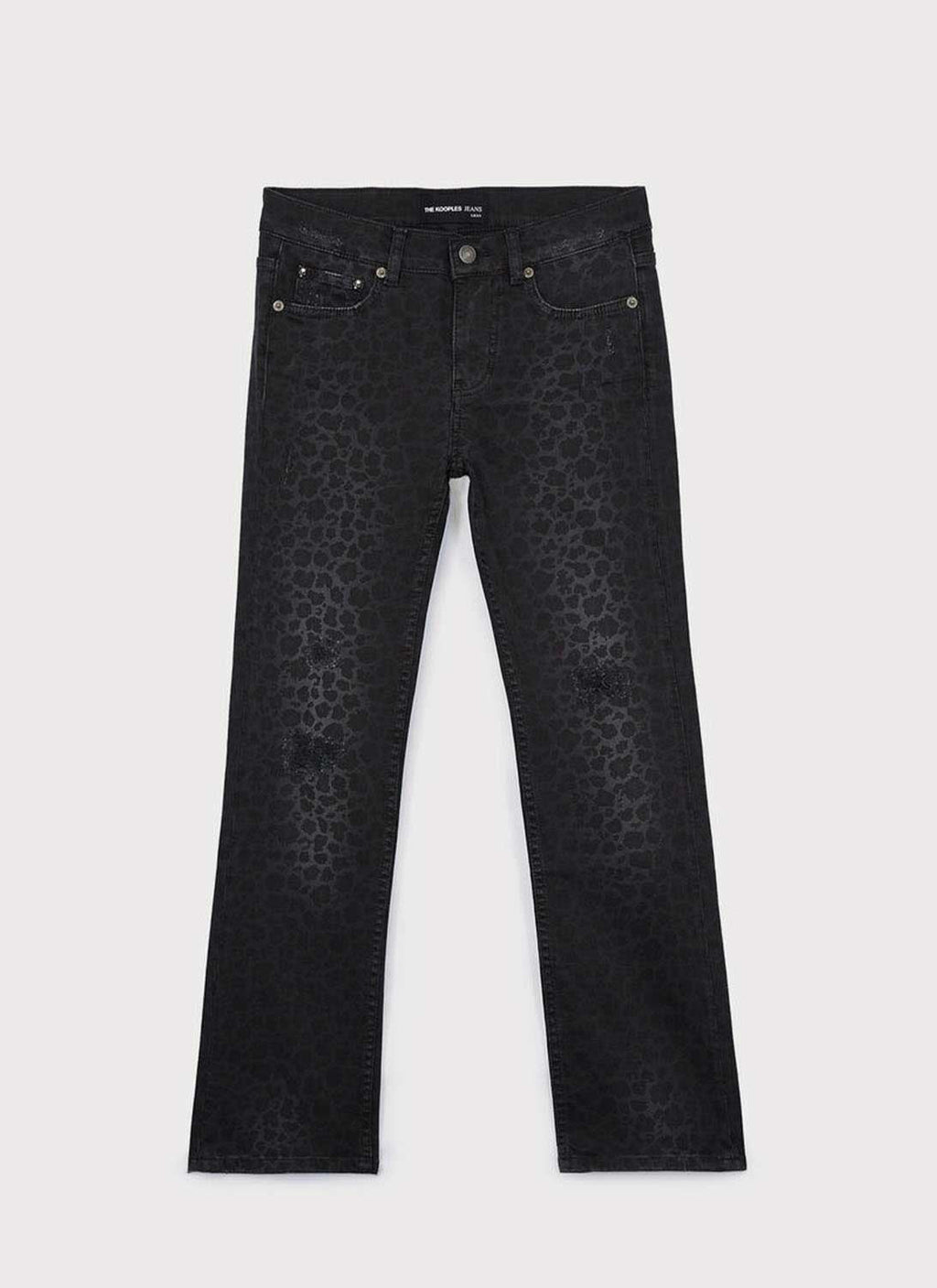 The Kooples - Jean Léopard - Noir/Léopard - Femme