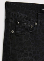 The Kooples - Jean Léopard - Noir/Léopard - Femme