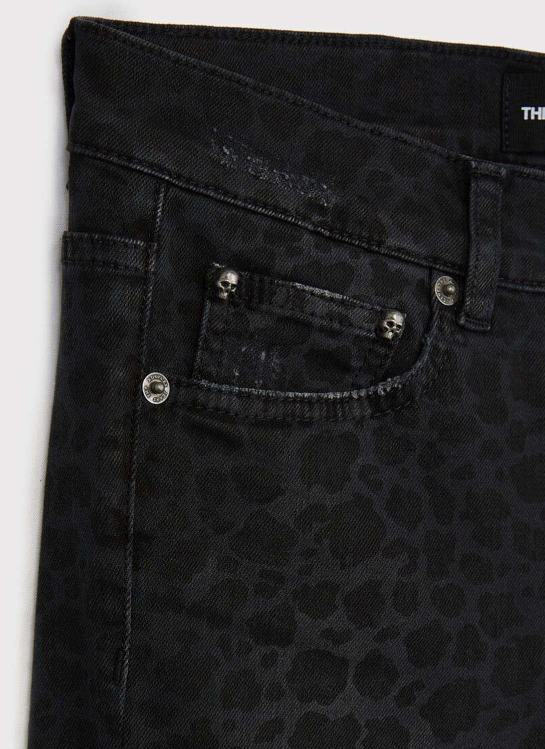 The Kooples - Jean Léopard - Noir/Léopard - Femme