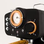 Thera Retro Matt - Machine À Espresso Avec Finition Mate - Noir