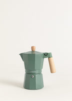 Thera Moka Retro - Cafetera Italiana - Verde Salvia