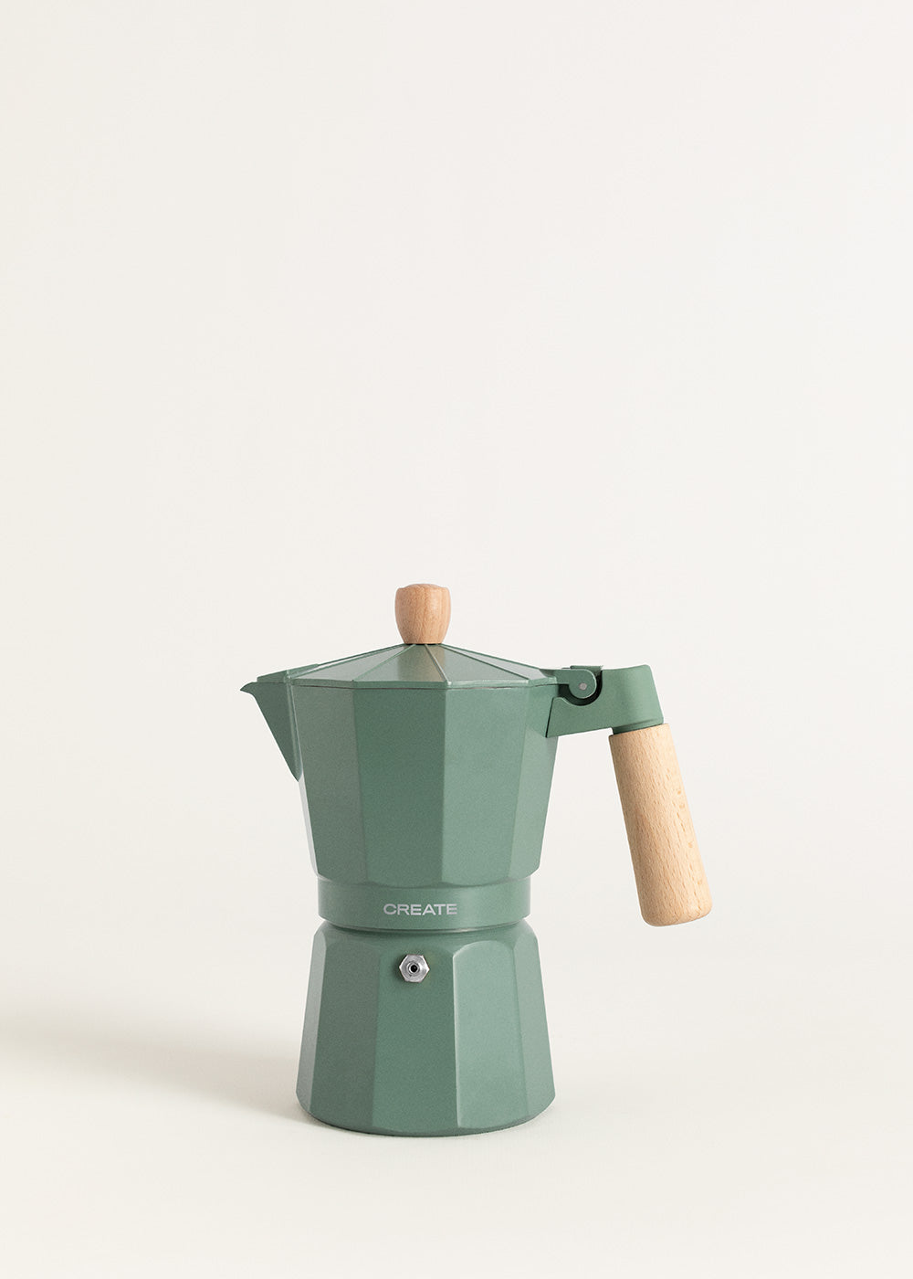 Thera Moka Retro - Cafetera Italiana - Verde Salvia