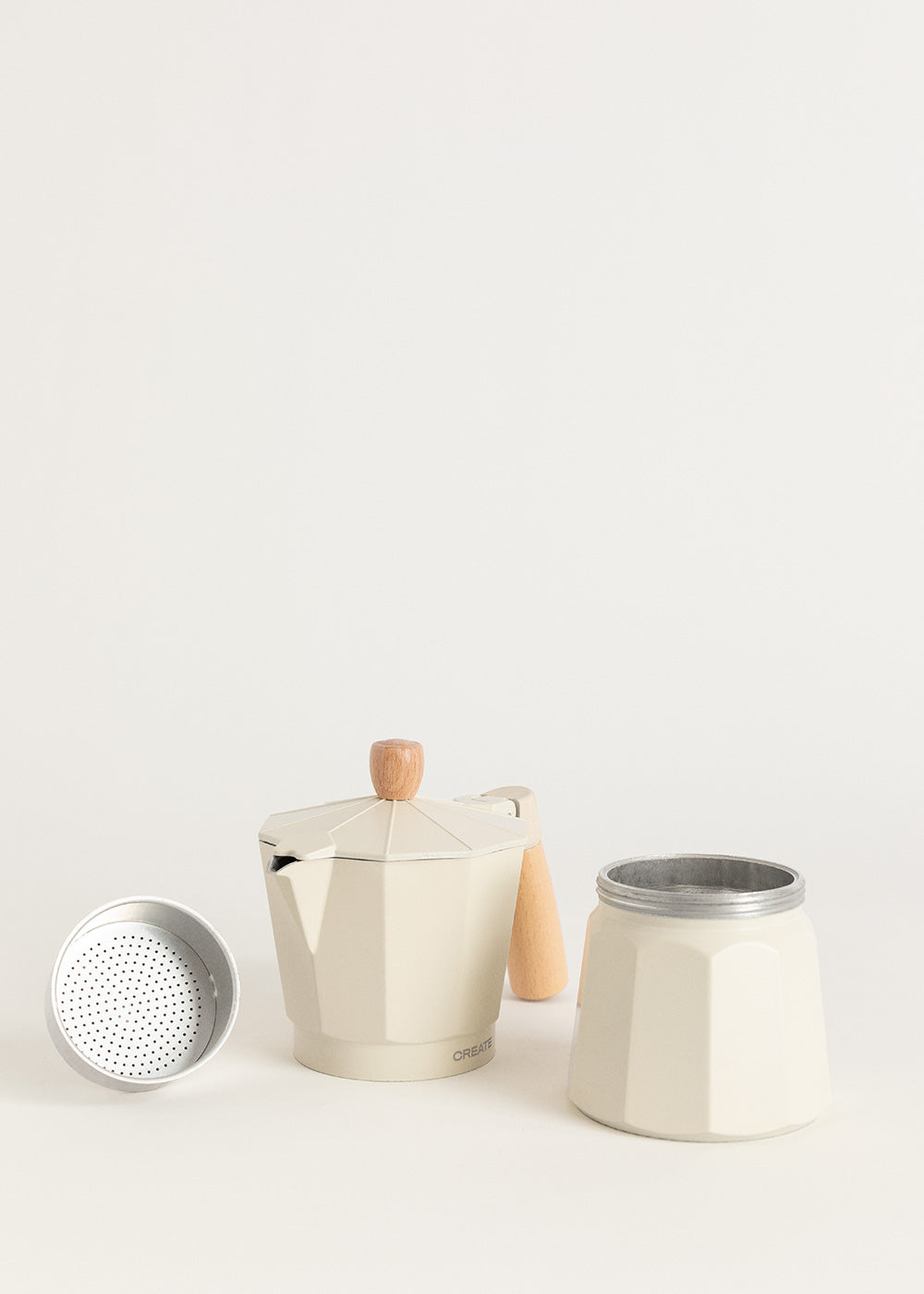 Thera Moka Retro - Cafetera Italiana - Blanco Roto