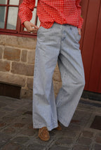 Vaquero Ancho Jules Denim Claro