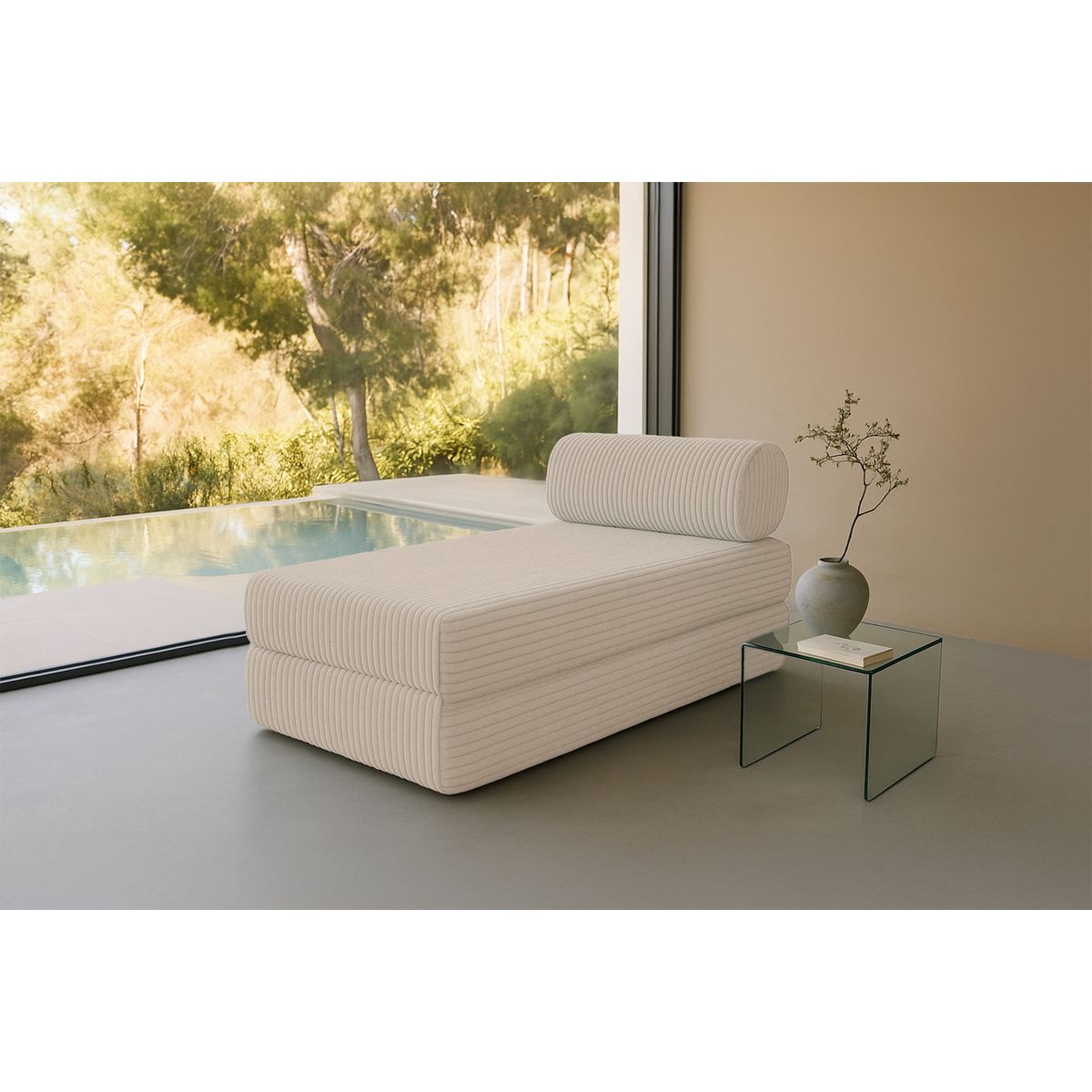 Sofá cama Tilia - 3 plazas - Pana XL