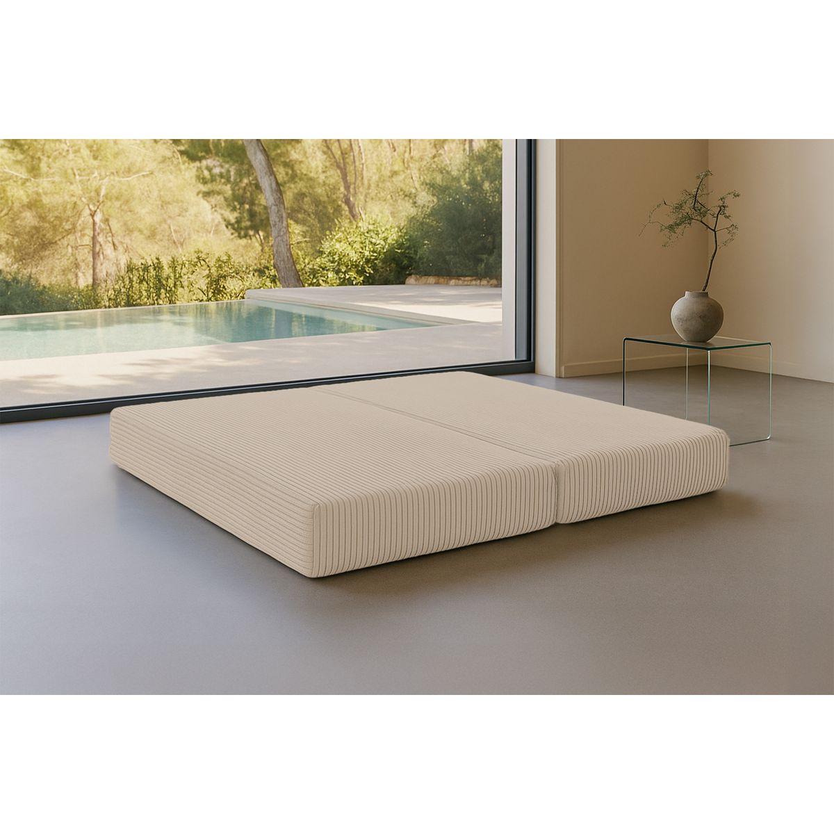 Sofá cama Tilia - 3 plazas - Pana XL