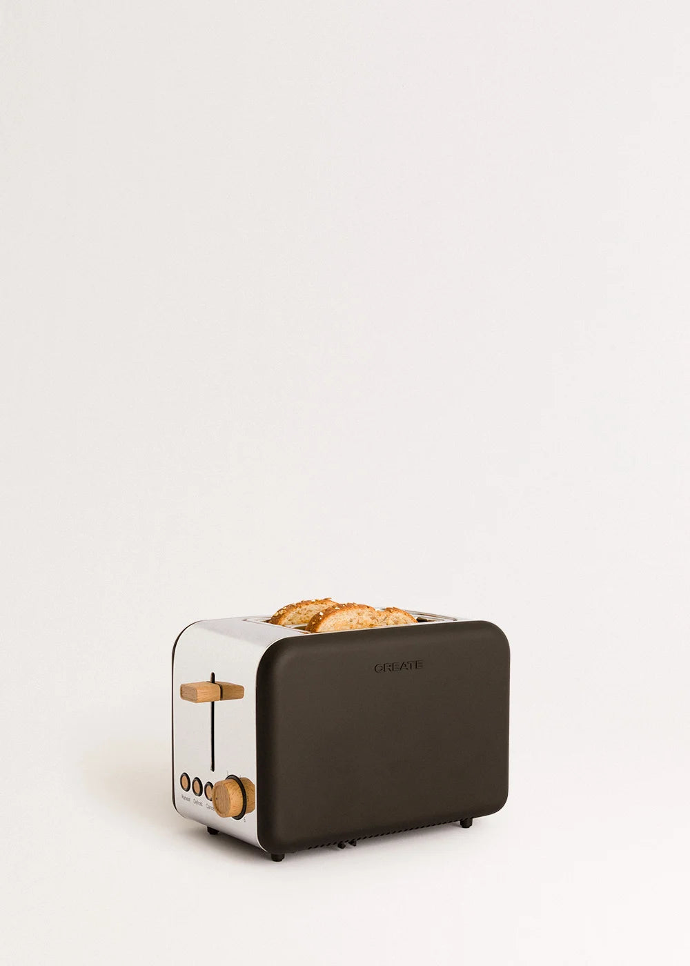 Toast Retro - Petit Grille Pain À Fentes Larges - Noir
