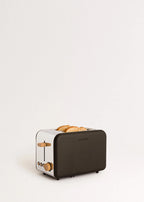 Toast Retro - Petit Grille Pain À Fentes Larges - Noir