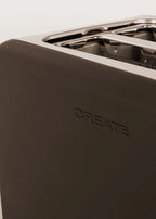 Toast Retro - Petit Grille Pain À Fentes Larges - Noir
