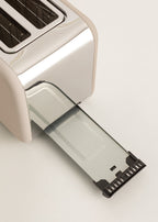 Toast Retro - Large Wide Slot Toaster - Sand