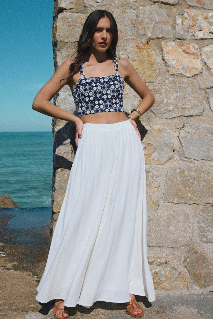Top Bono Cotton Navy